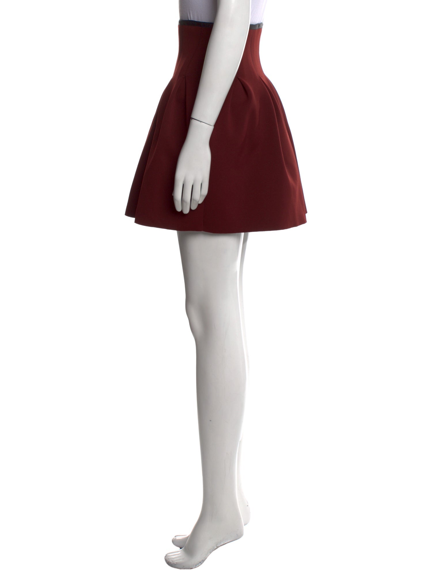 T by Alexander Wang Pleated Accents Mini Skirt