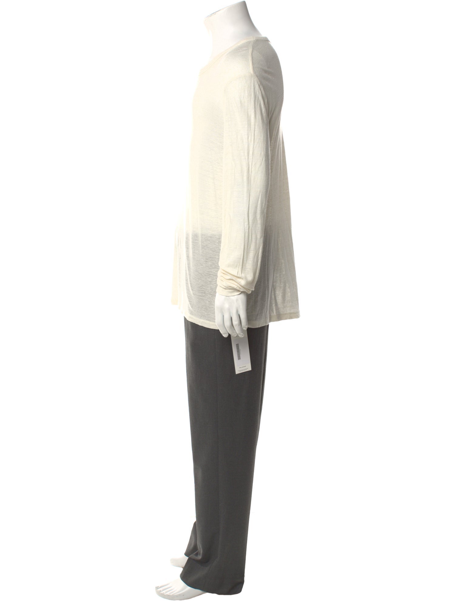 T by Alexander Wang Crew Neck Long Sleeve T-Shirt