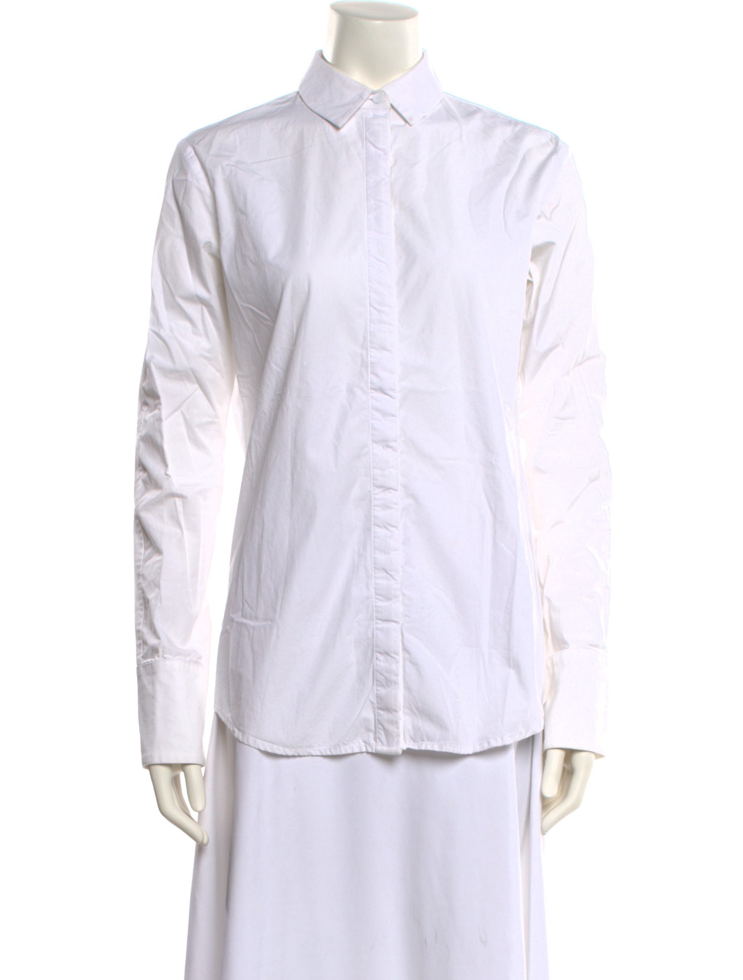 T by Alexander Wang Long Sleeve Button-Up Top