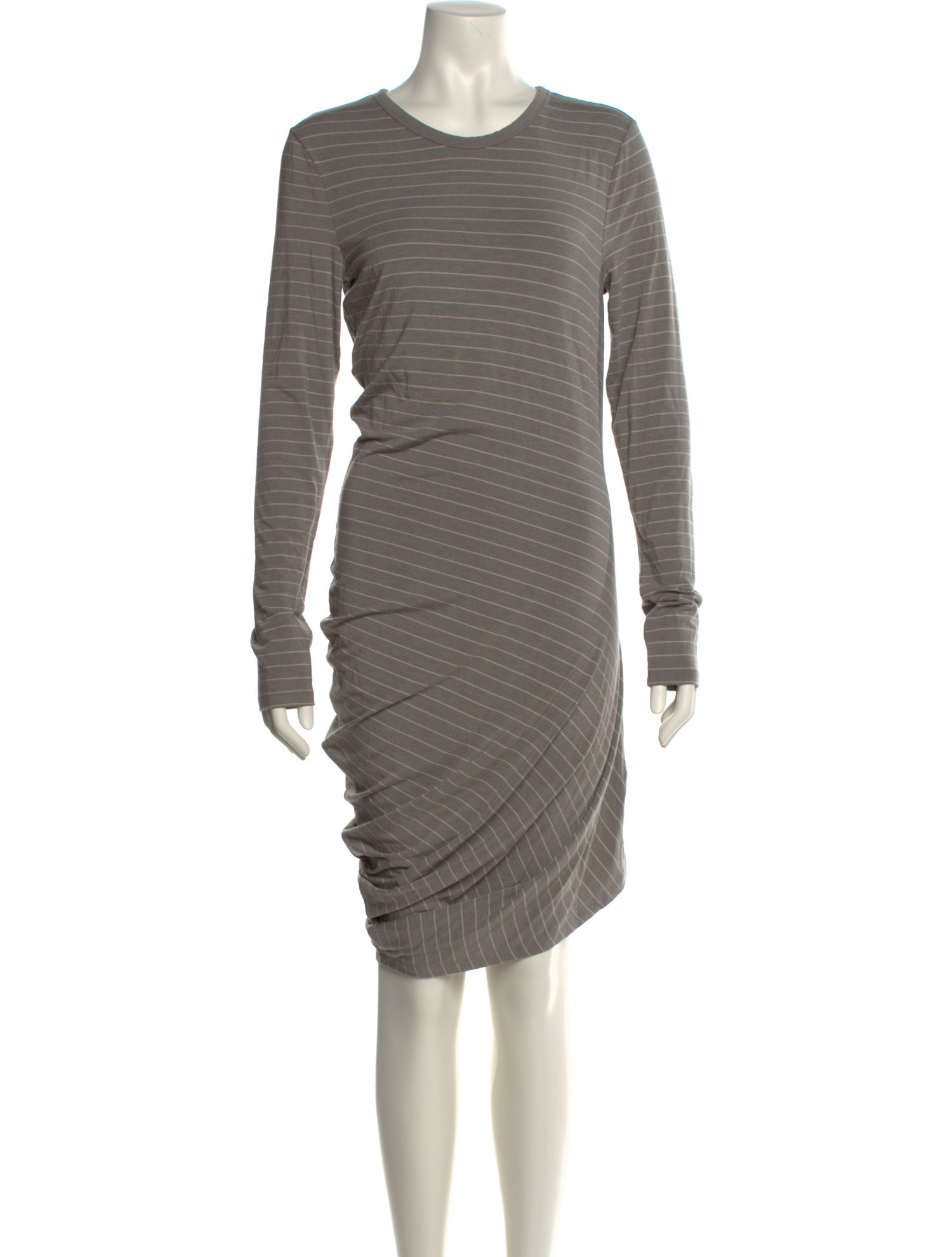 T by Alexander Wang Crew Neck Midi Length Dress