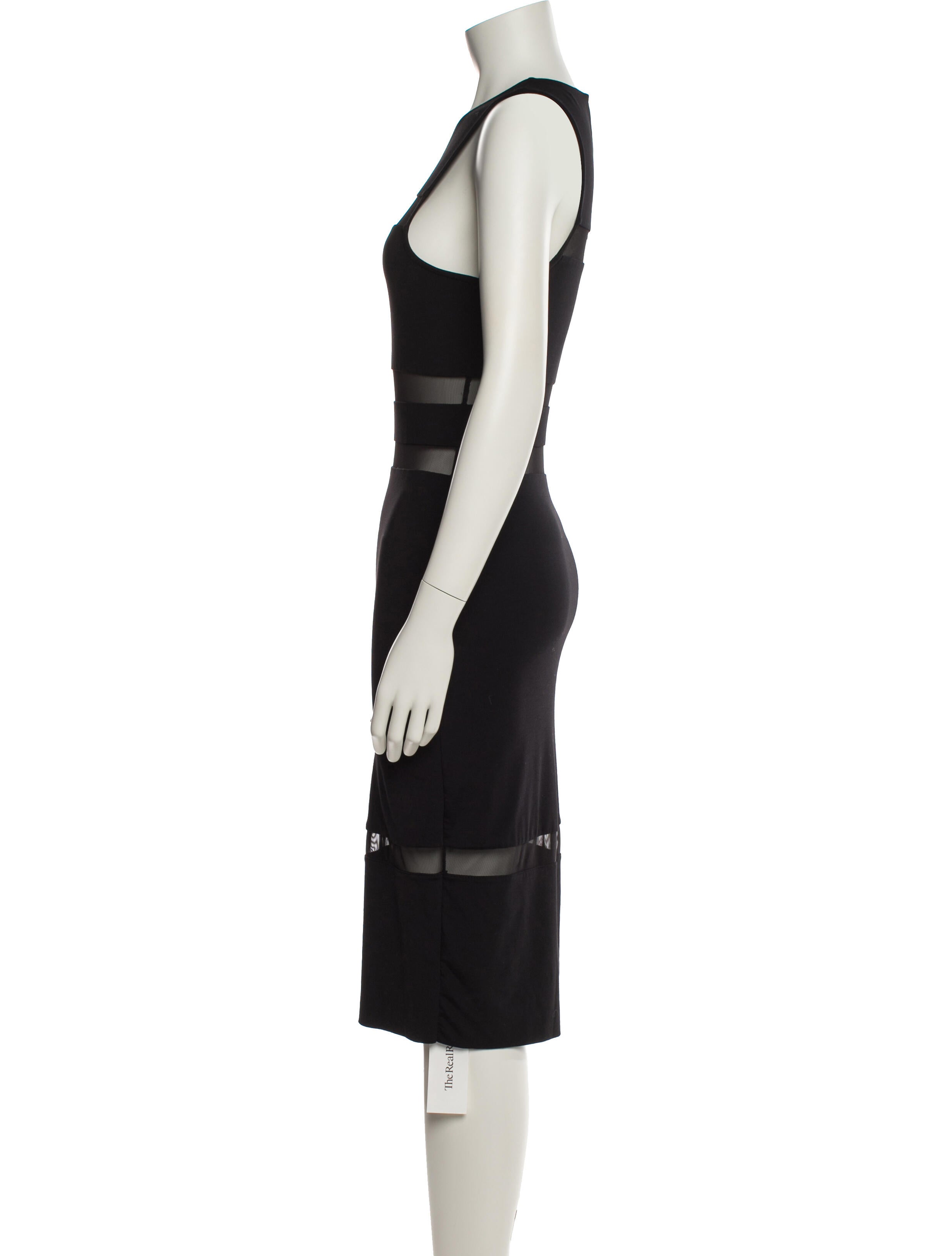 T by Alexander Wang Crew Neck Midi Length Dress