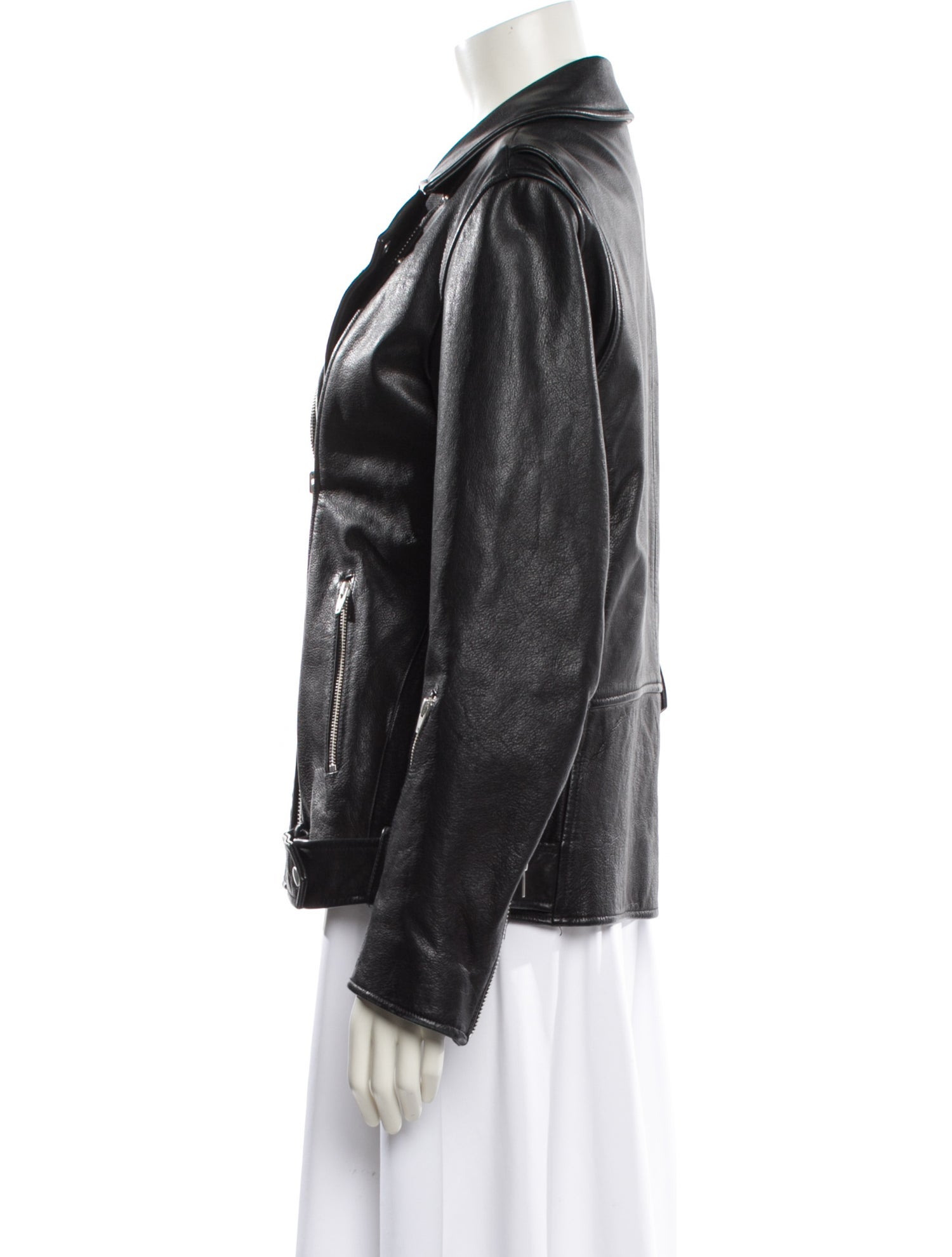 T by Alexander Wang Leather Biker Jacket