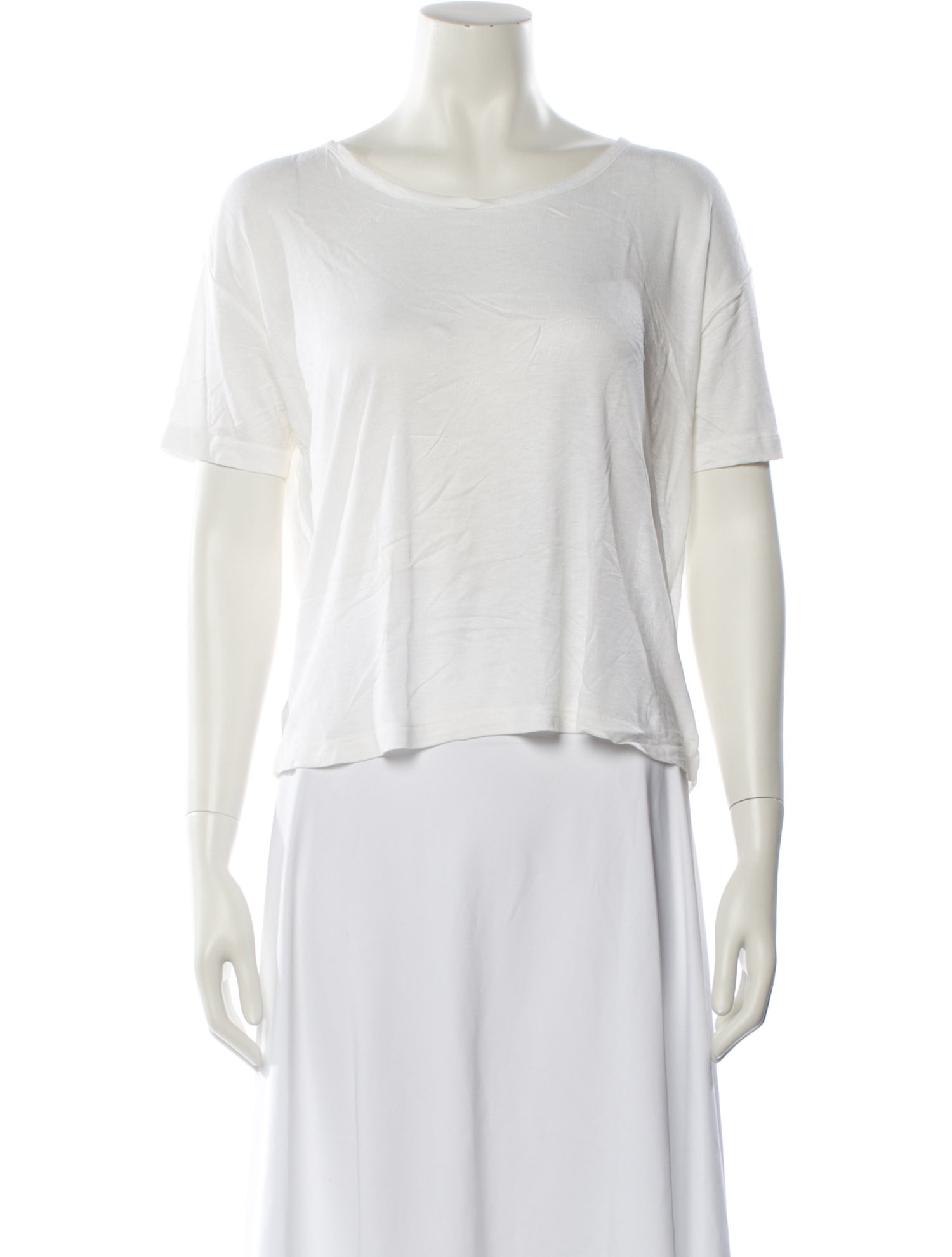 T by Alexander Wang Bateau Neckline Short Sleeve T-Shirt w/ Tags