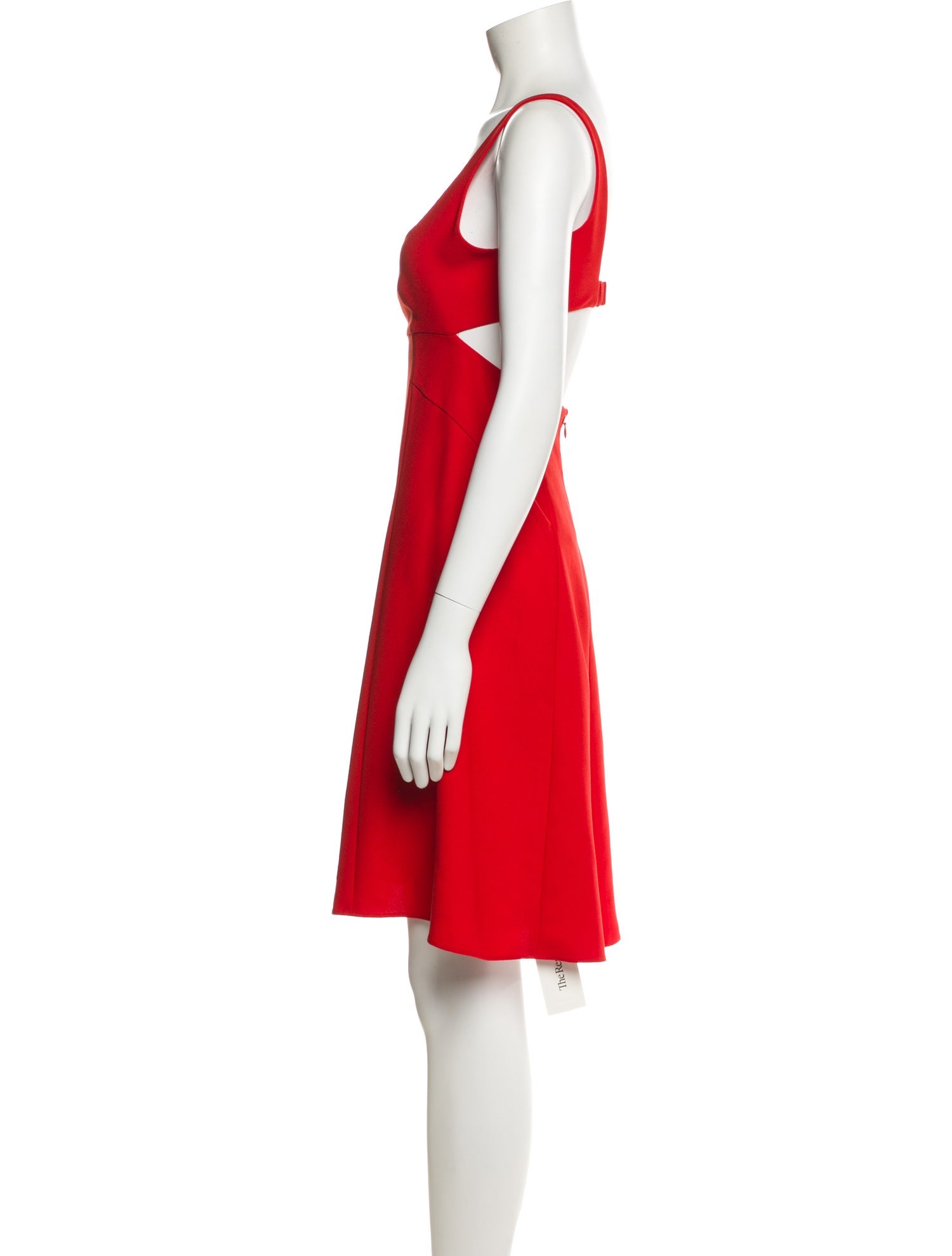 T by Alexander Wang Square Neckline Knee-Length Dress