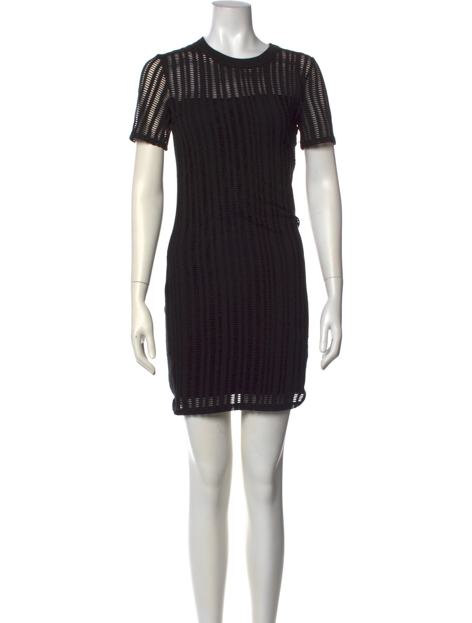 T by Alexander Wang Crew Neck Mini Dress