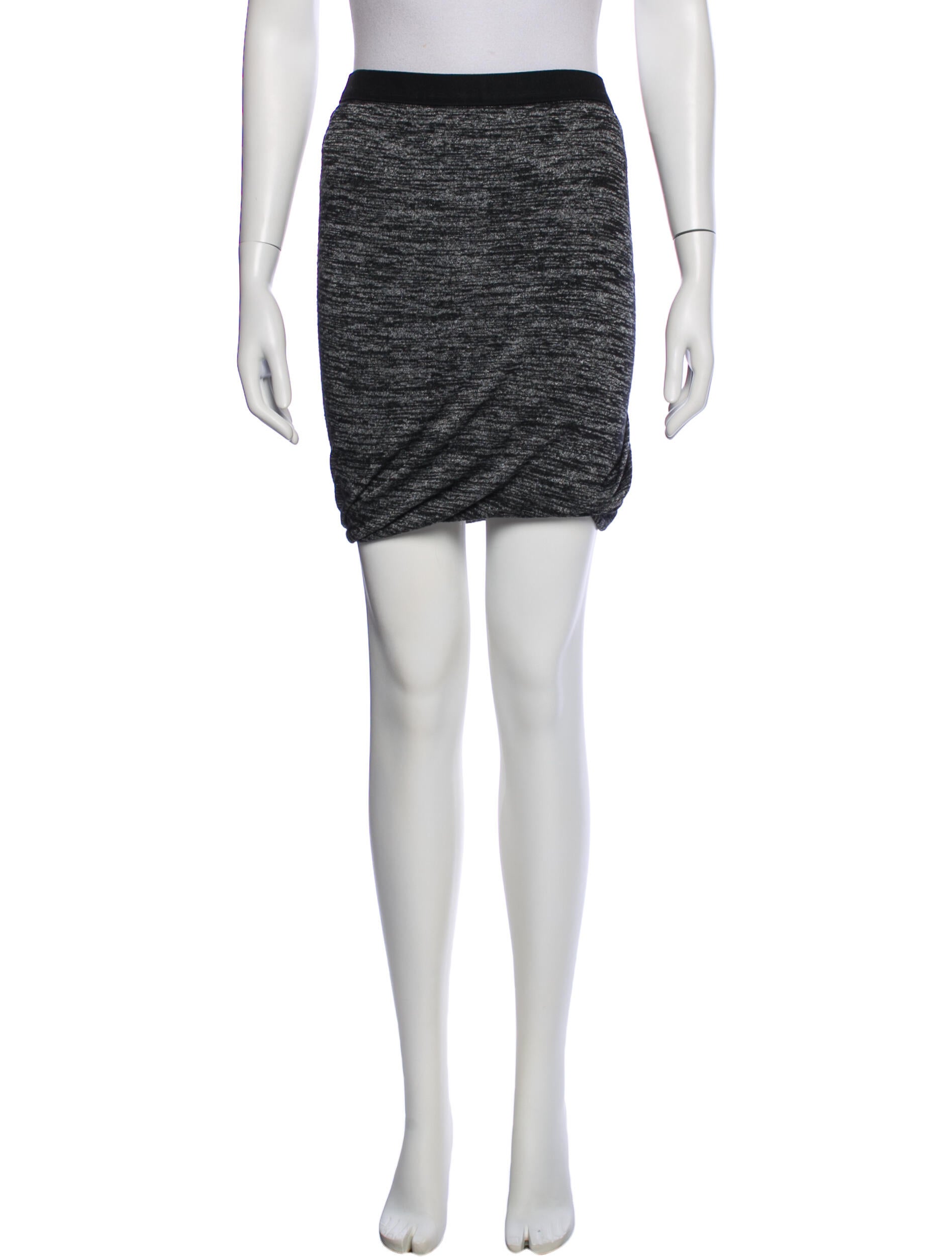 T by Alexander Wang Printed Mini Skirt