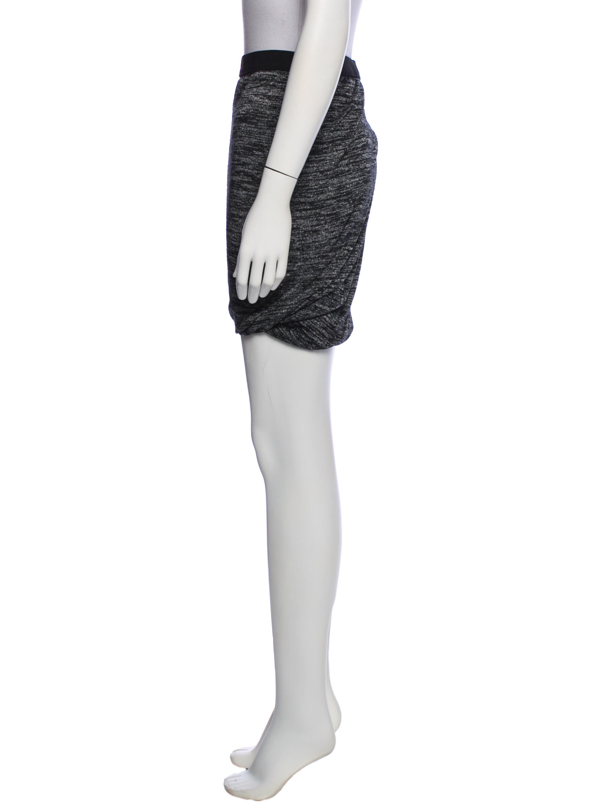 T by Alexander Wang Printed Mini Skirt