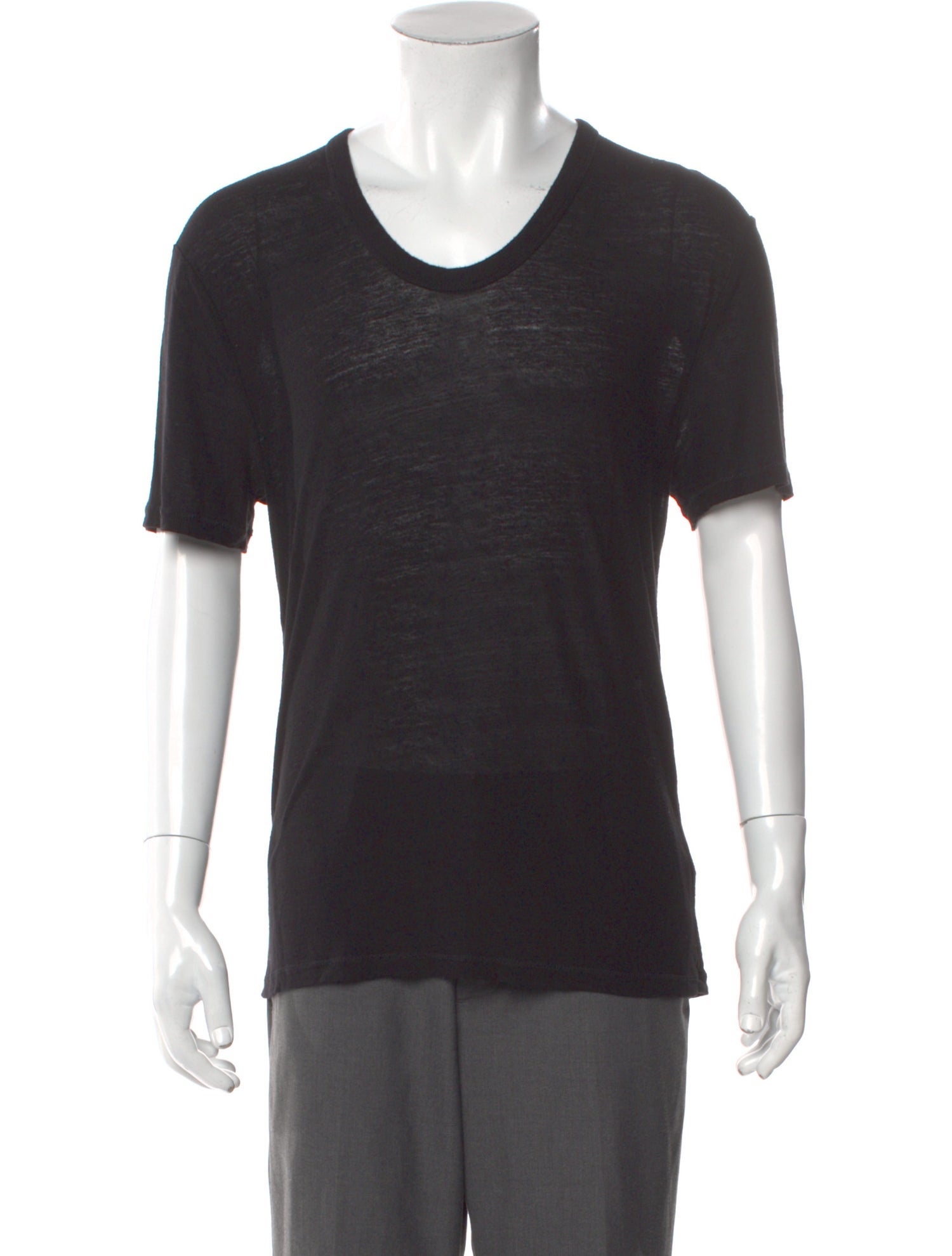 T by Alexander Wang Scoop Neck Short Sleeve T-Shirt