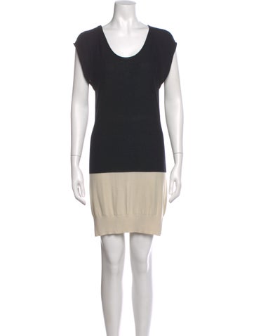 Pre-owned Alexander Wang T Scoop Neck Mini Dress