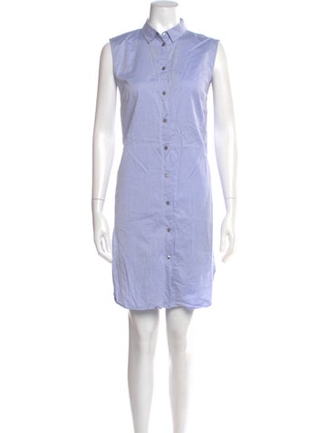 Pre-owned Alexander Wang T Mini Dress In Blue