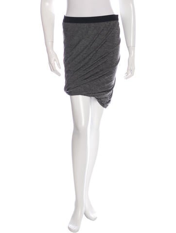 T by Alexander Wang Draped Mini Skirt