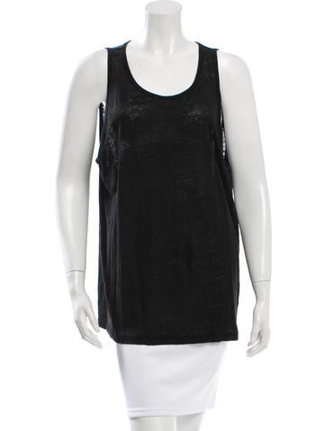 T by Alexander Wang Devoré Sleeveless Top w/ Tags