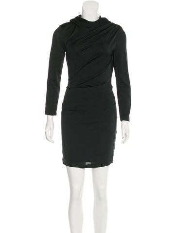 T by Alexander Wang Long Sleeve Ruched dress