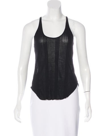 T by Alexander Wang Sleeveless Scoop Neck Top