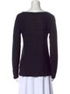 T by Alexander Wang Striped Scoop Neck Sweater