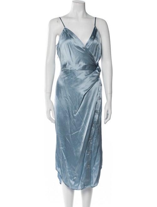 T by Alexander Wang Silk Long Dress