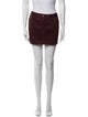 T by Alexander Wang Leather Trim Embellishment Mini Skirt