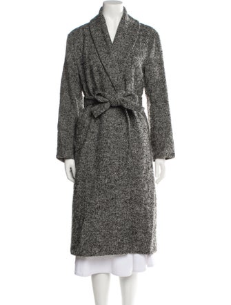 T by Alexander Wang Wool Tweed Pattern Coat