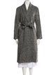 T by Alexander Wang Wool Tweed Pattern Coat