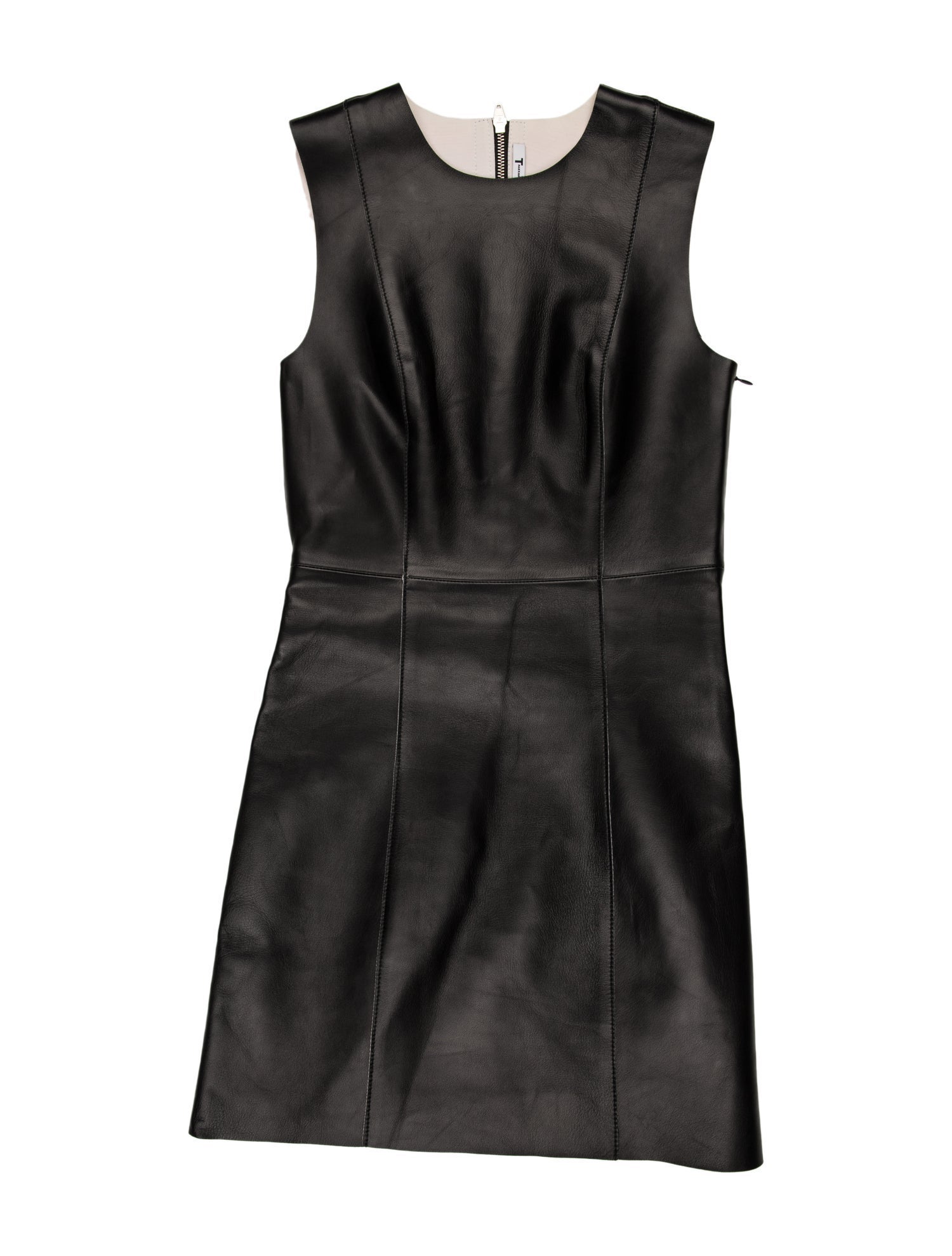 T by Alexander Wang Leather Mini Dress