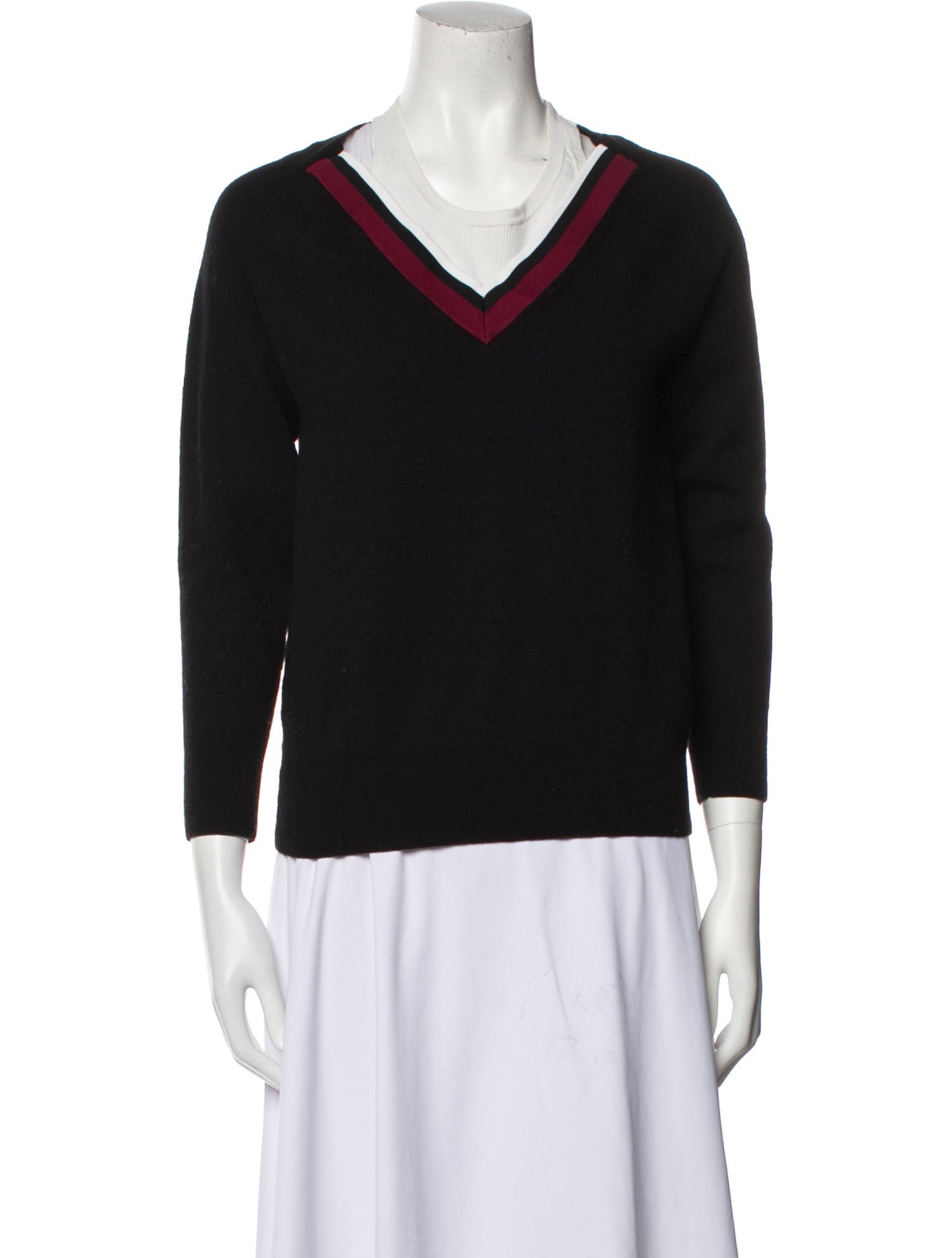 T by Alexander Wang Wool V-Neck Sweater