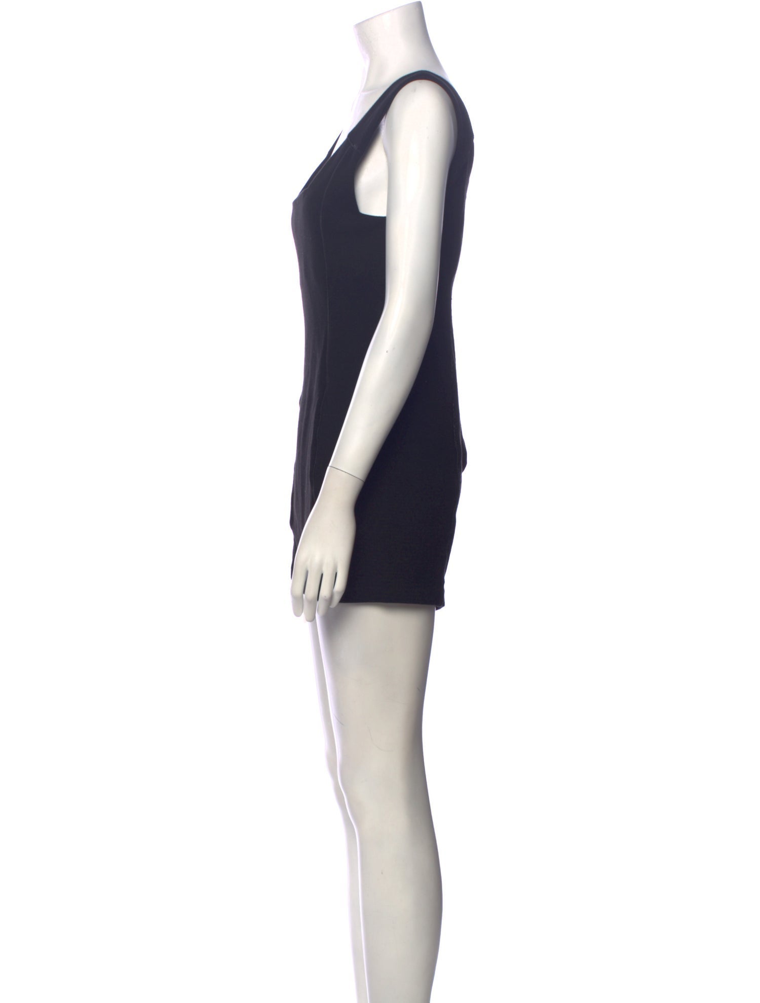 T by Alexander Wang Square Neckline Sleeveless Tunic
