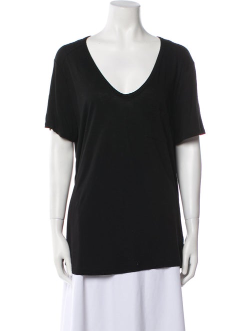 T by Alexander Wang V-Neck Short Sleeve T-Shirt