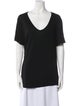 T by Alexander Wang V-Neck Short Sleeve T-Shirt