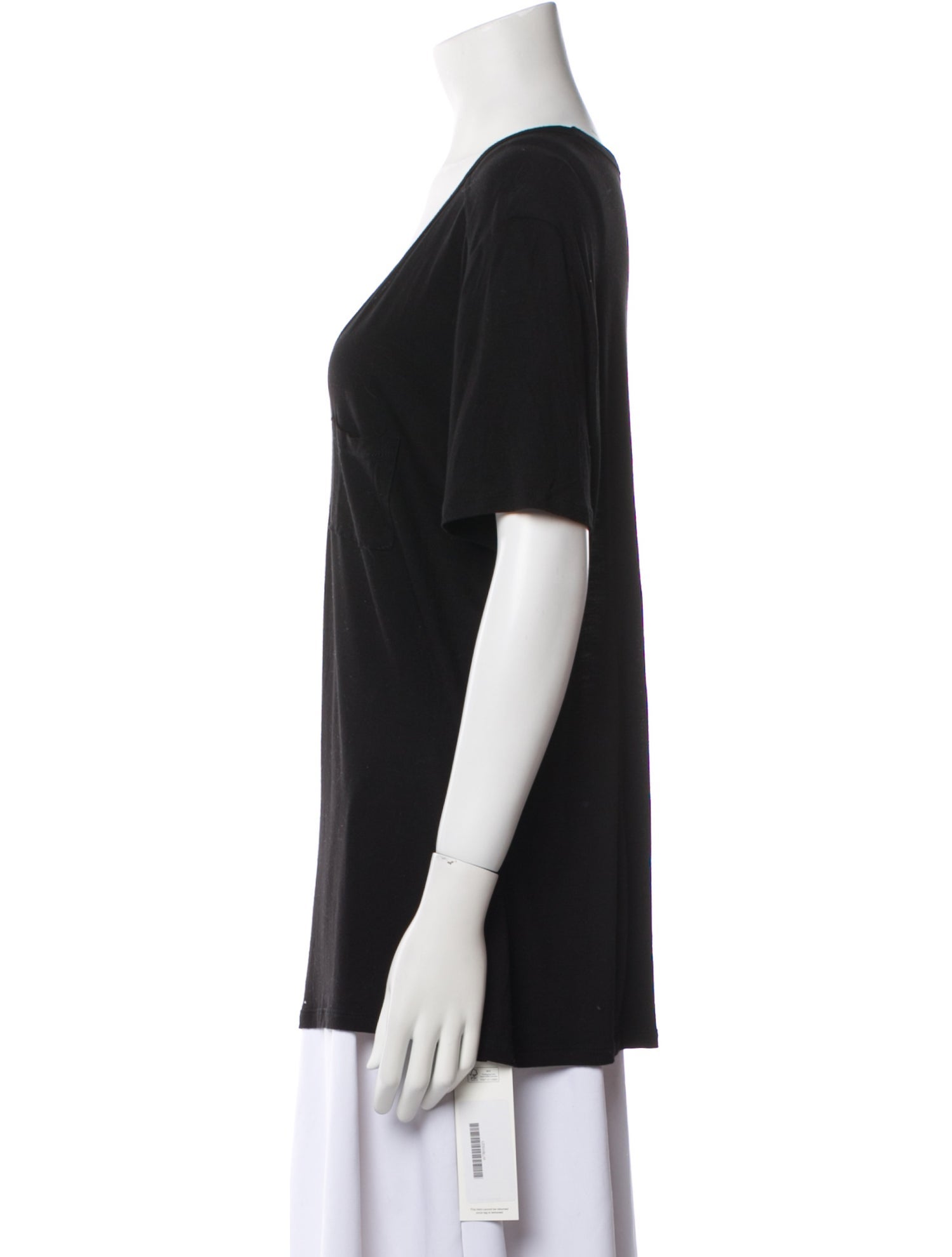 T by Alexander Wang V-Neck Short Sleeve T-Shirt