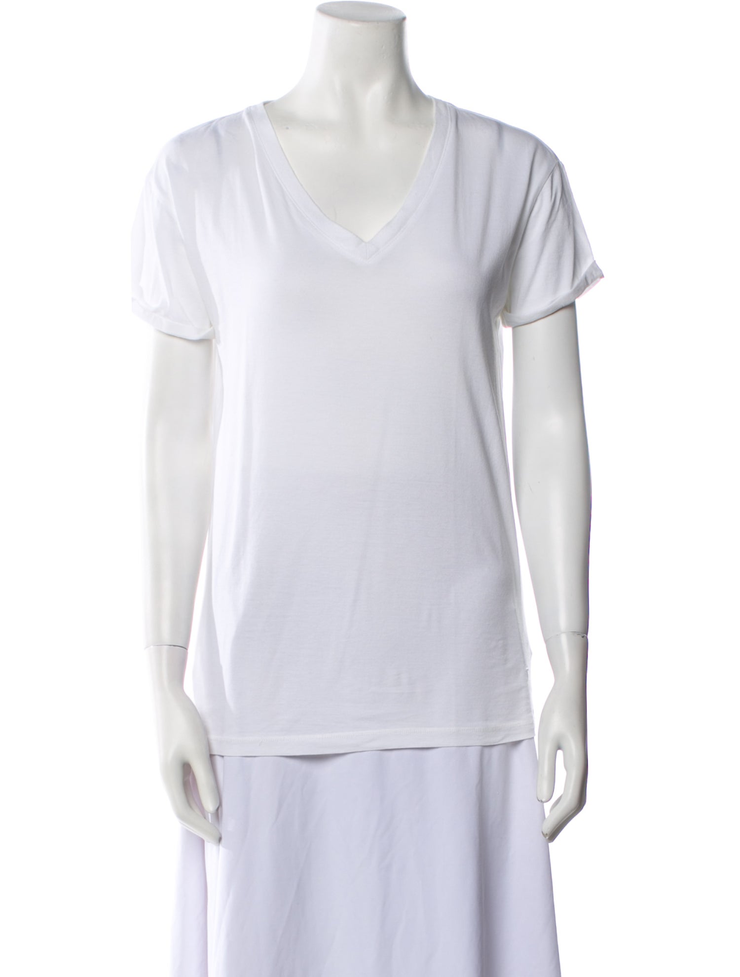 T by Alexander Wang V-Neck Short Sleeve T-Shirt