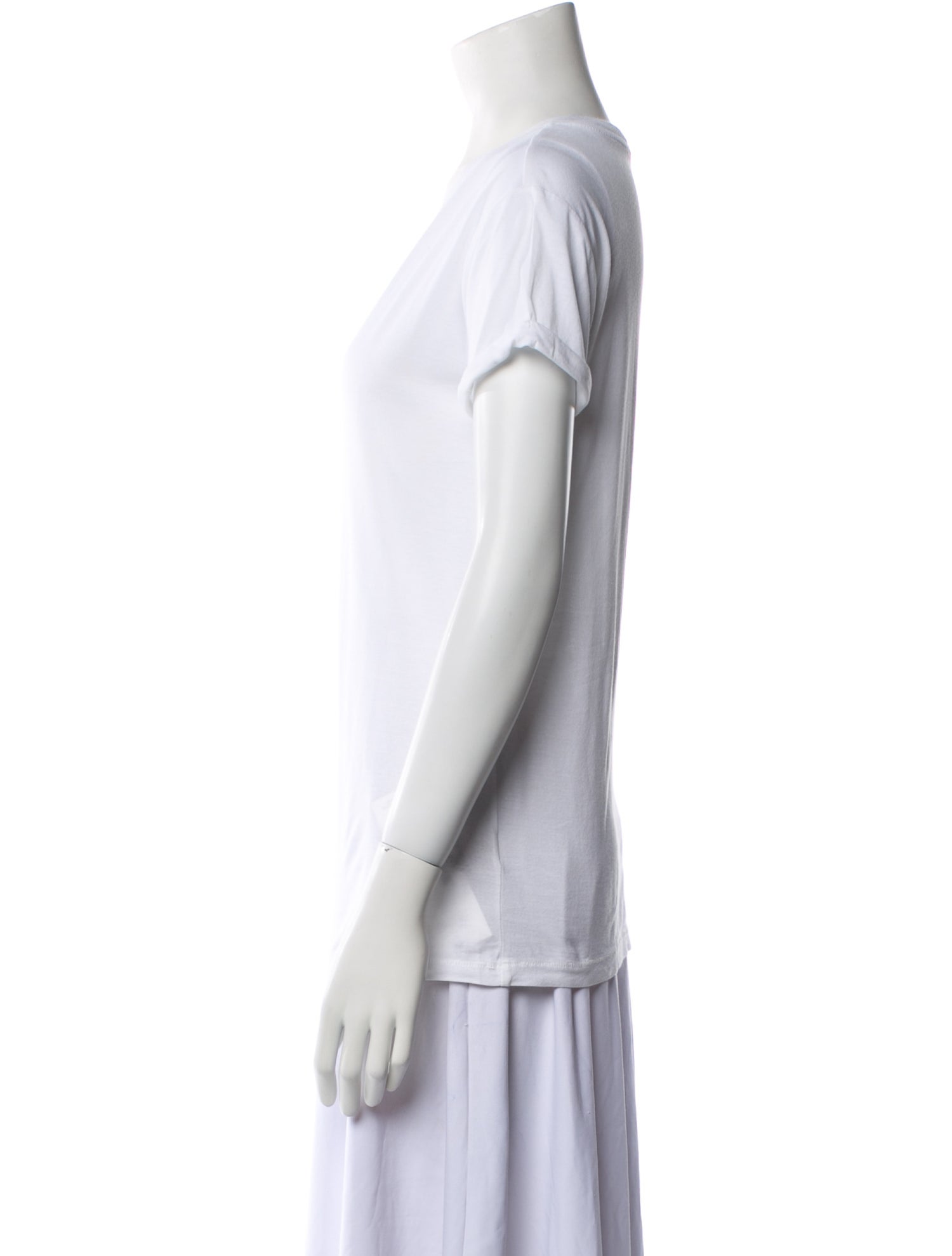 T by Alexander Wang V-Neck Short Sleeve T-Shirt