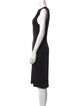 T by Alexander Wang V-Neck Midi Length Dress