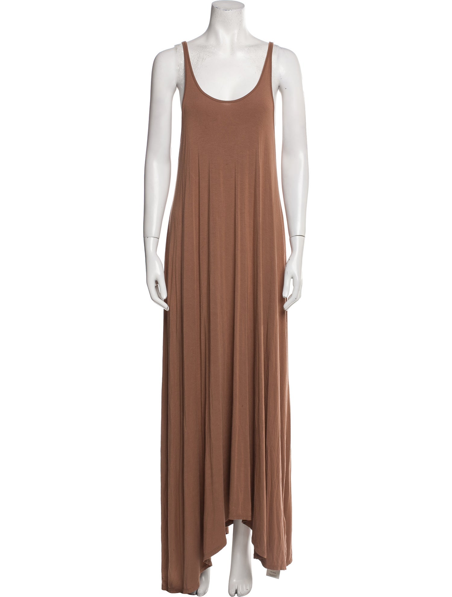 T by Alexander Wang Scoop Neck Long Dress