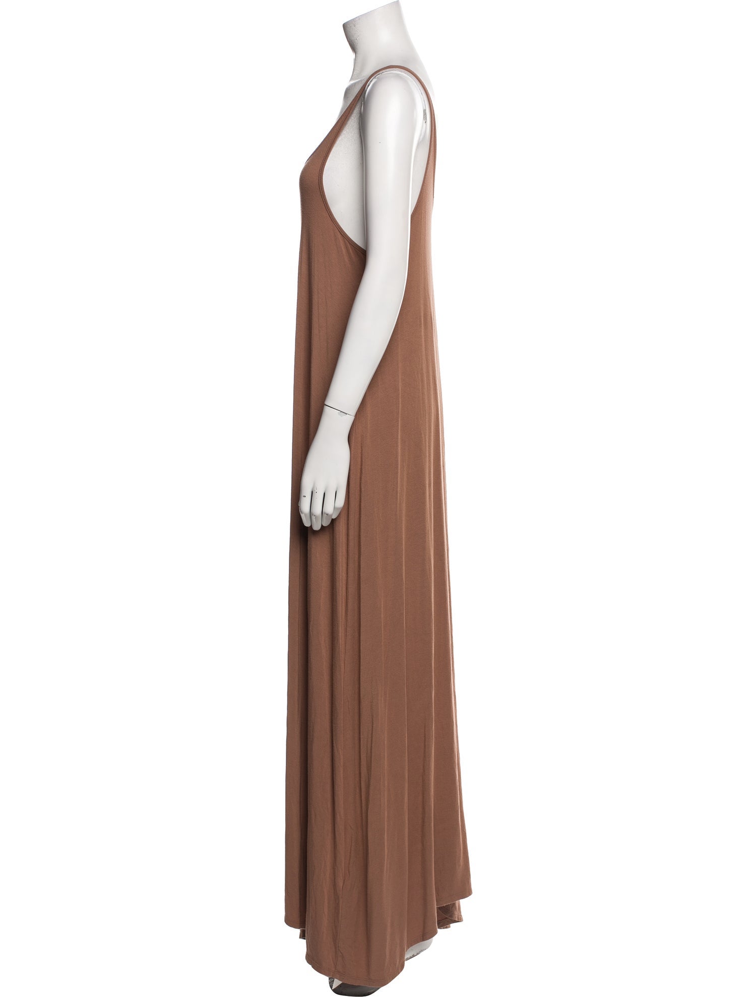 T by Alexander Wang Scoop Neck Long Dress