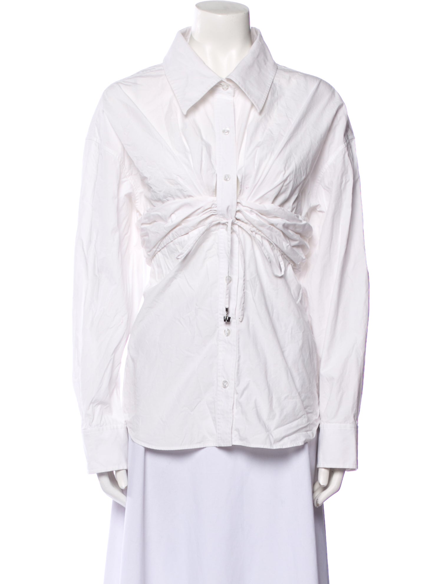 T by Alexander Wang Long Sleeve Button-Up Top