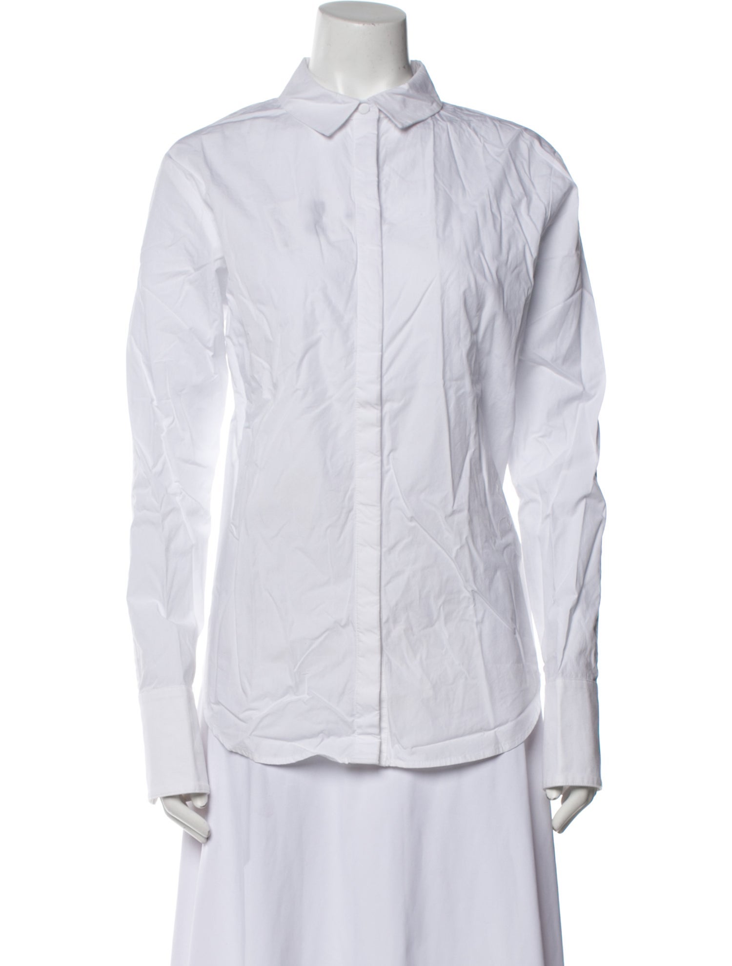 T by Alexander Wang Long Sleeve Button-Up Top