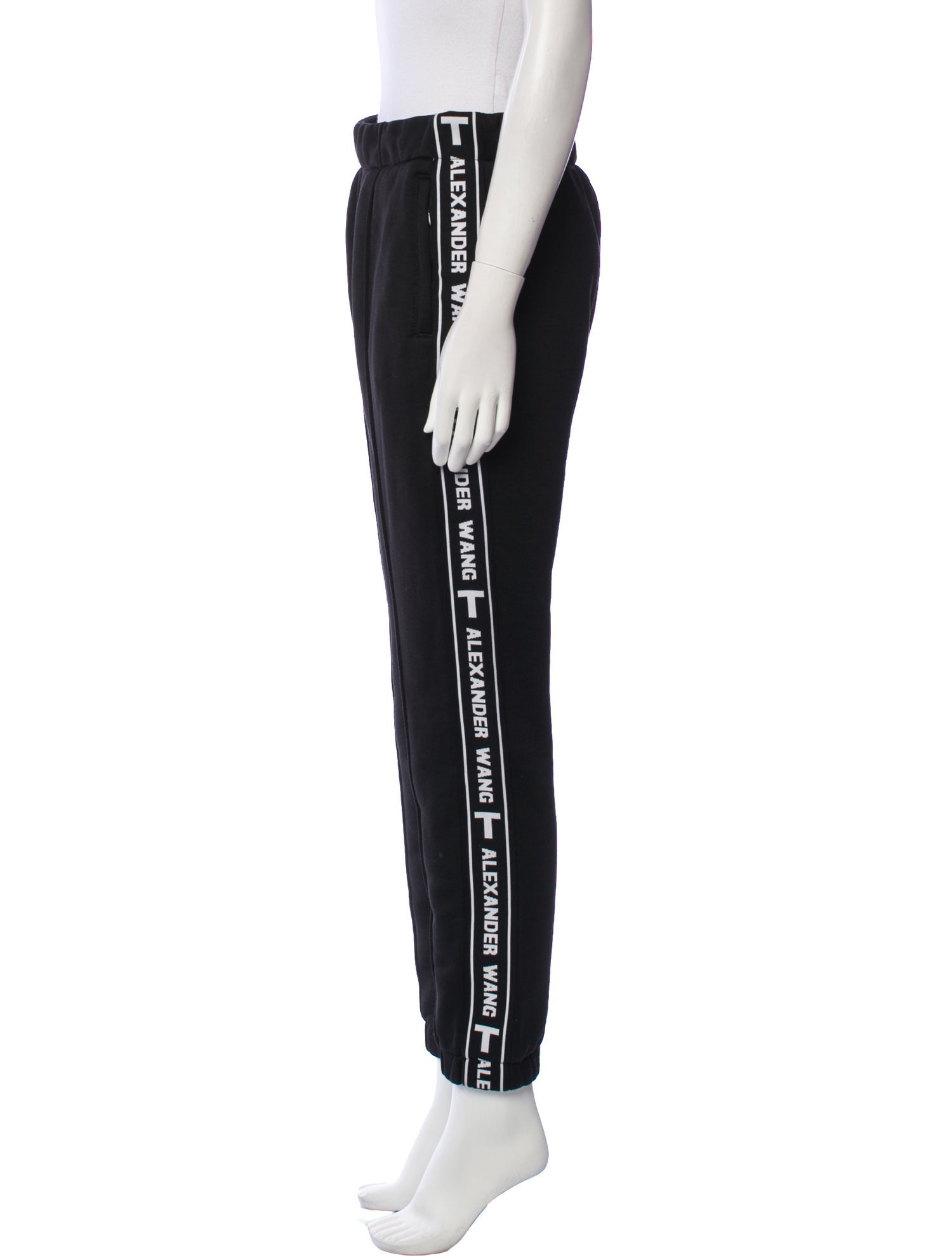 T by Alexander Wang Embroidered Accent Sweatpants