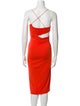 T by Alexander Wang Square Neckline Midi Length Dress