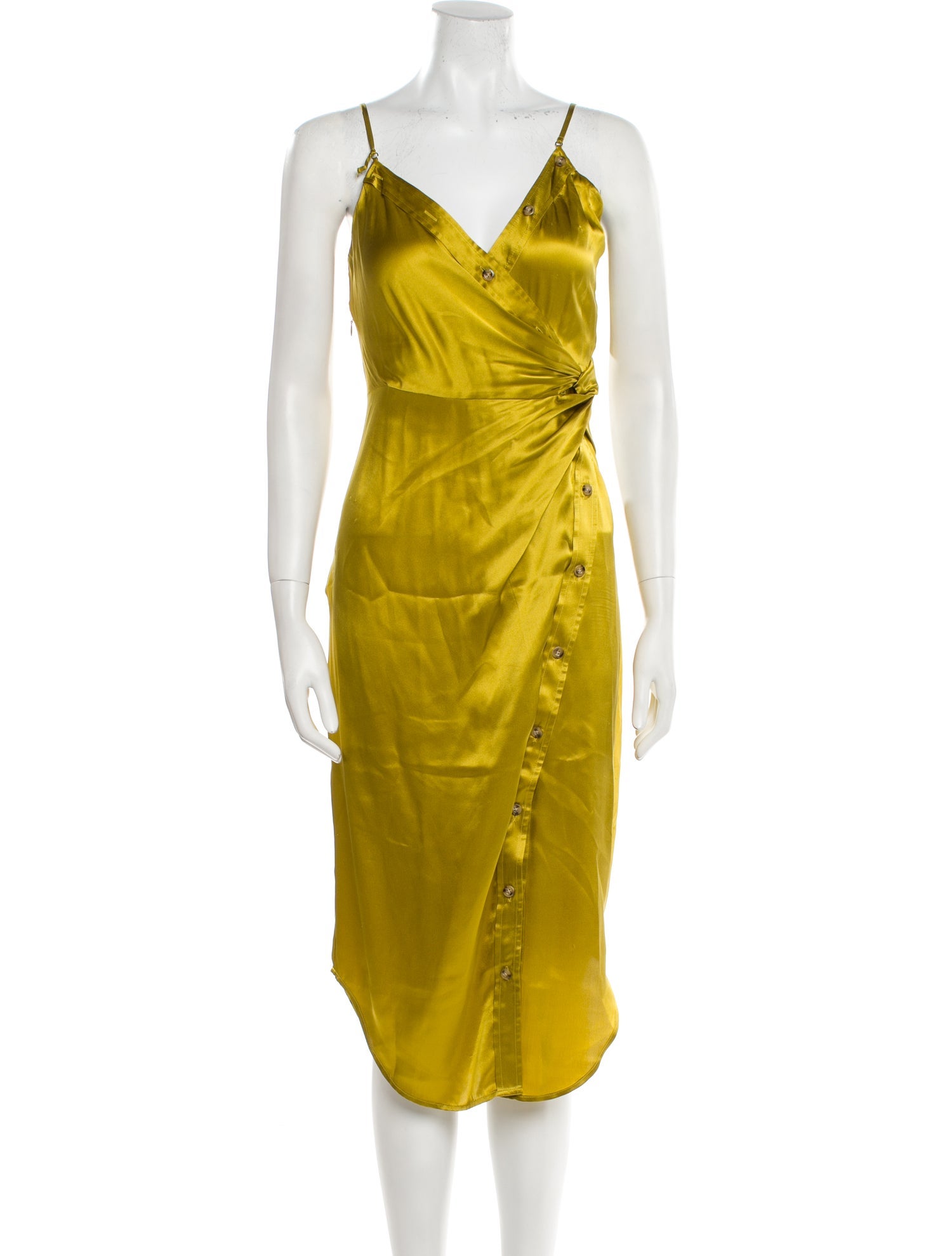 Alexanderwang.T Silk Midi Length Dress