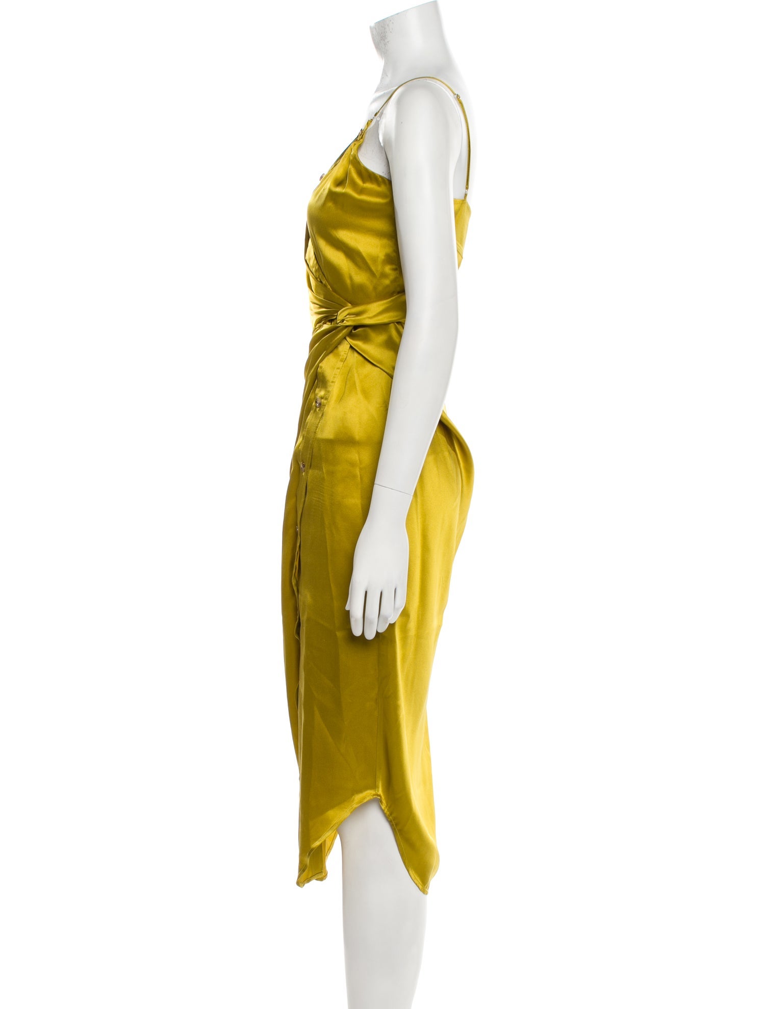 Alexanderwang.T Silk Midi Length Dress