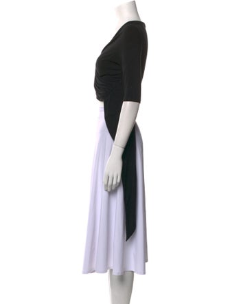 T by Alexander Wang V-Neck Short Sleeve Crop Top