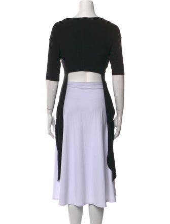 T by Alexander Wang V-Neck Short Sleeve Crop Top