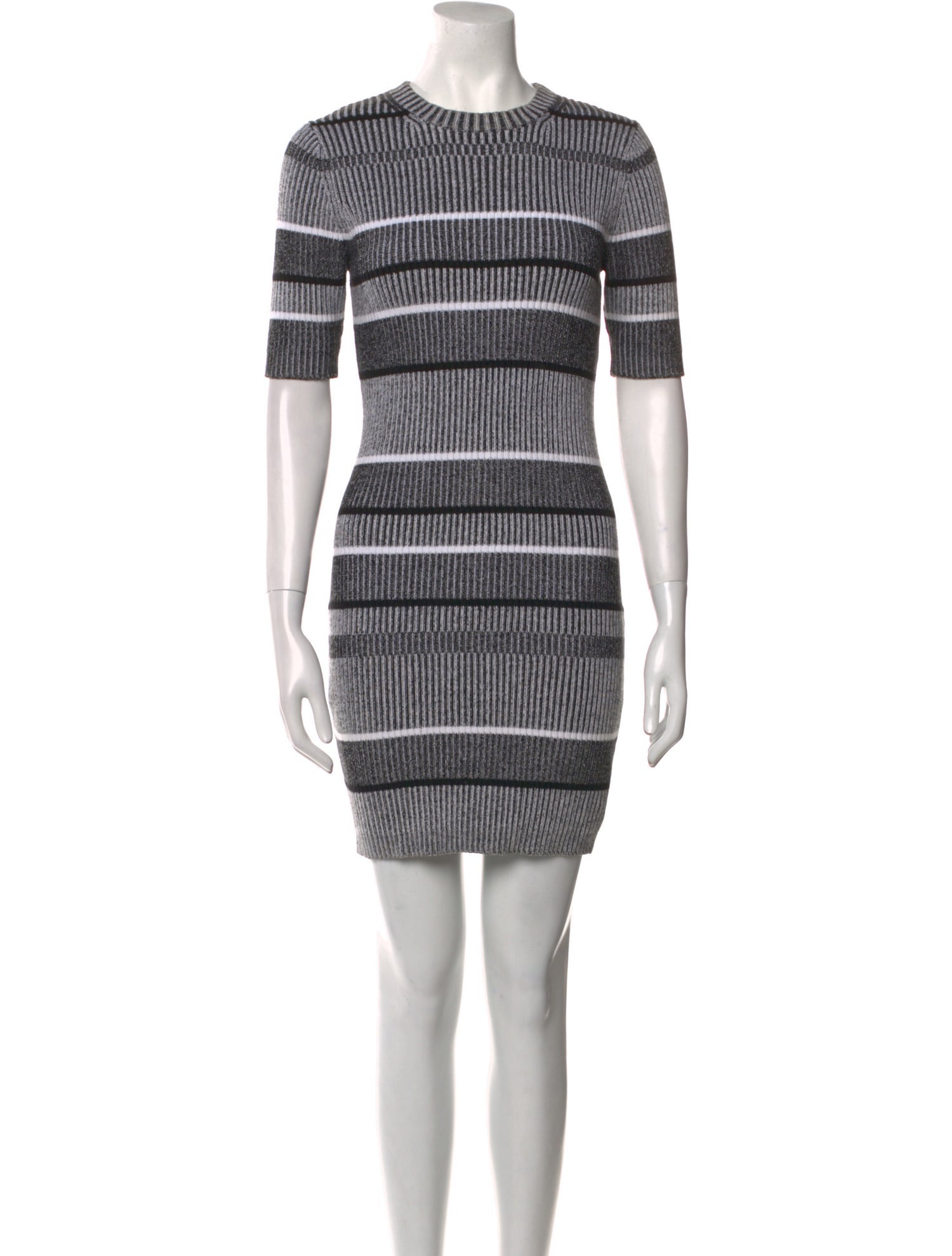 T by Alexander Wang Striped Mini Dress