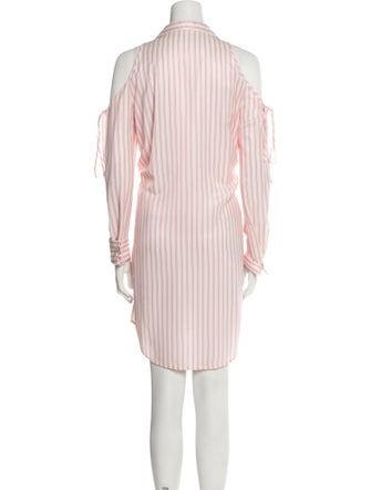 T by Alexander Wang Striped Knee-Length Dress