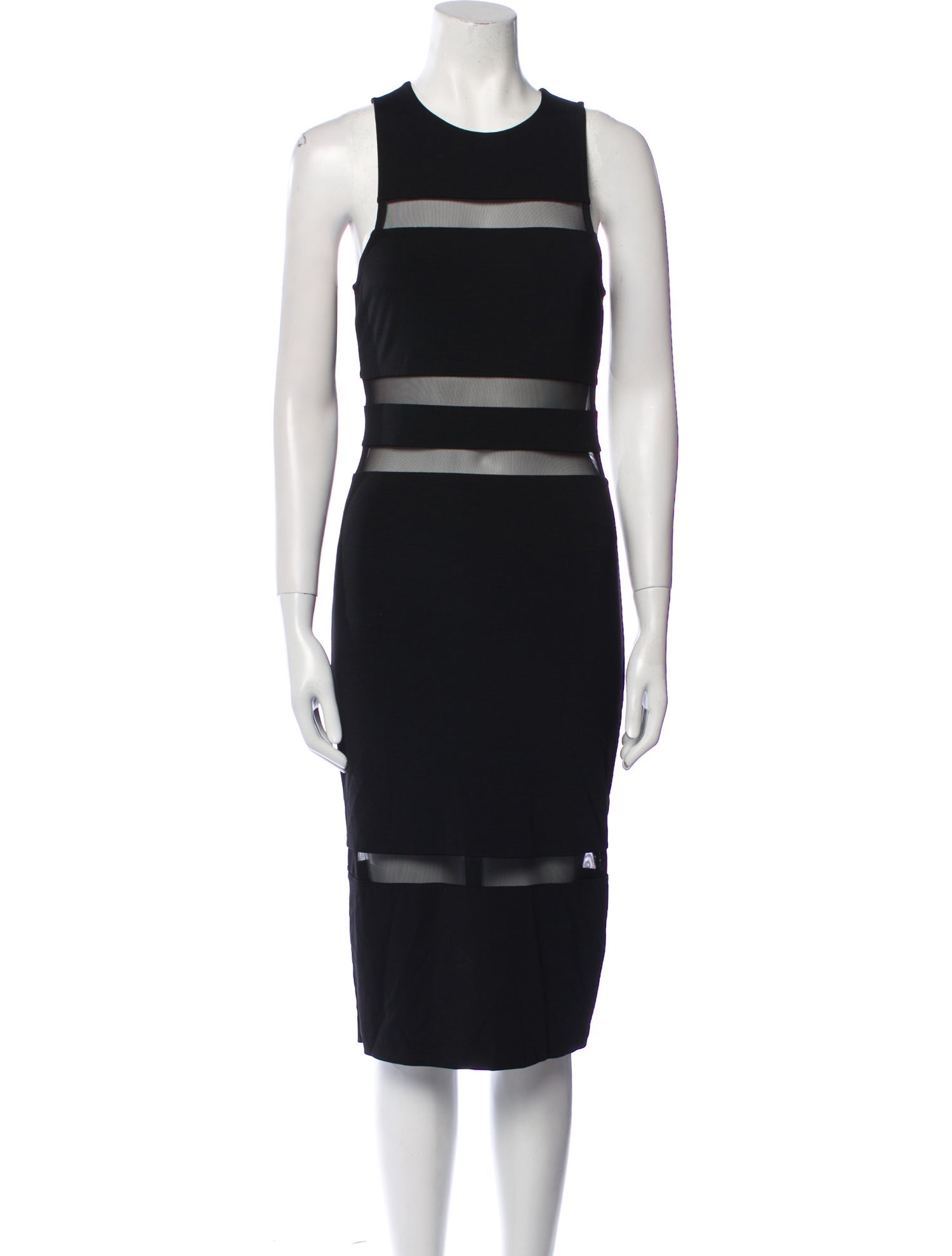 T by Alexander Wang Crew Neck Midi Length Dress