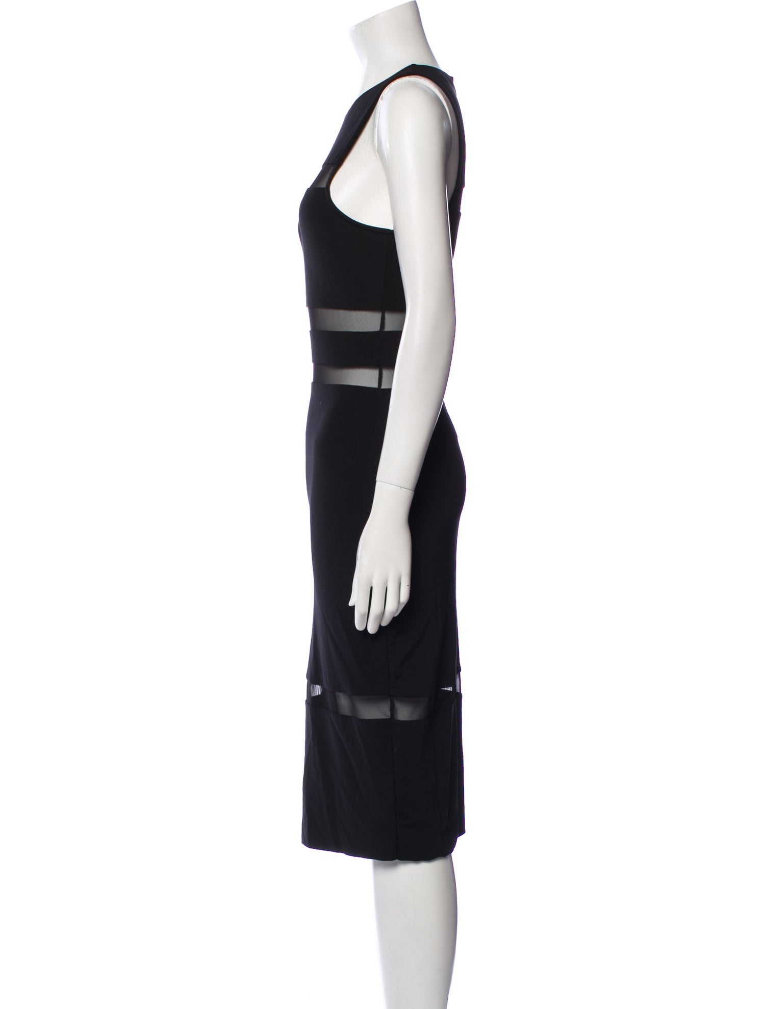 T by Alexander Wang Crew Neck Midi Length Dress