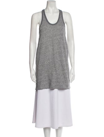 T by Alexander Wang Scoop Neck Sleeveless Tunic