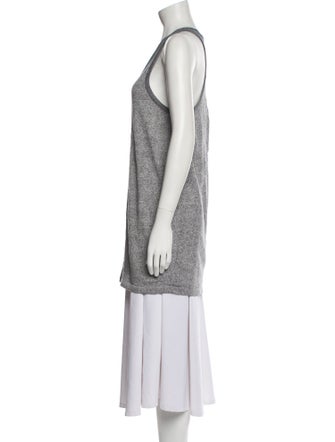 T by Alexander Wang Scoop Neck Sleeveless Tunic