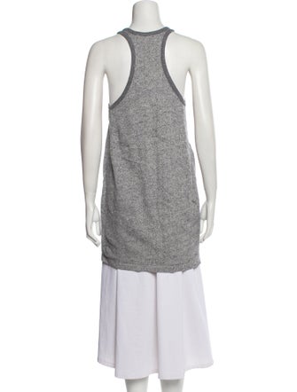 T by Alexander Wang Scoop Neck Sleeveless Tunic