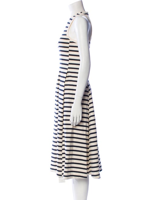 T by Alexander Wang Striped Midi Length Dress